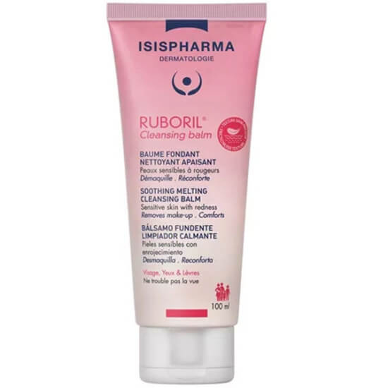 Isıspharma Ruboril Cleansing Balm 100 ml yüz temizleyici balm, yağı ve makyajı arındırmaya destek, nazik temizlik- 1