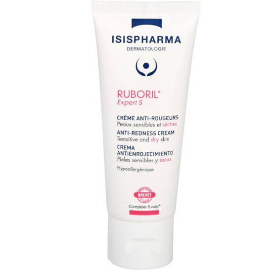 Isispharma Ruboril Expert S 40 ml nemlendirici krem kuru ciltler için kızarıklık kılcal damar kuperoz bakım- 1