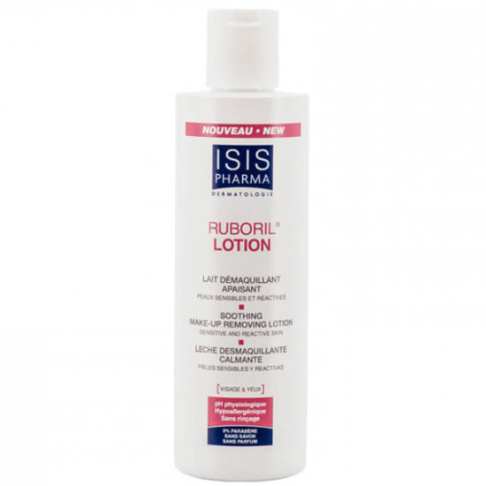 Isispharma Ruboril Losyon 250 ml hassas ciltler için yüz ve göz makyaj temizleme losyonu düğün çiçeği ekstresi gliserin- 1