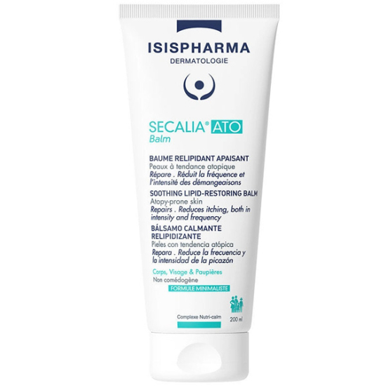 Isispharma Secalia ATO Balm 200 ml vücut kremi kuru ve aşırı kuru ciltler için uzun süre nem desteği- 1