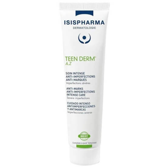 Isispharma Teen Derm AZ Anti Marks Intense Care 30 ml jel krem, yağlı ve karma ciltler için sebum dengeleyici- 1