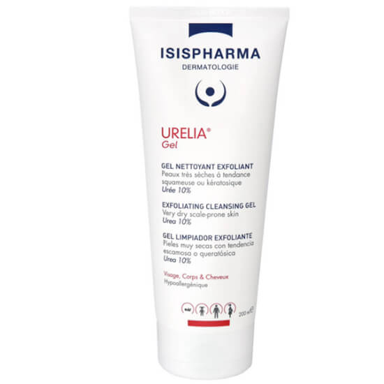 Isispharma Urelia Gel Cleanser 200 ml yüz saç vücut için jel temizleyici kuru pullanan ciltte kir makyajı nazikçe arındırır- 1