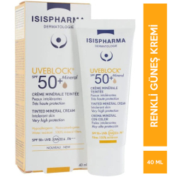 Isıspharma - Isispharma Uveblock Spf 50 Mineral Tinted 40 ML Isıspharma - Isispharma Uveblock Spf 50 Mineral Tinted 40 ML