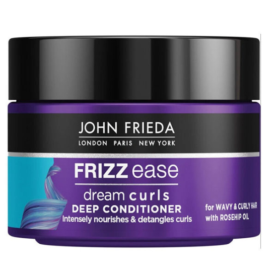 John Frieda Frizz Ease Dream Curls saç maskesi 250 ml bukle belirginleştirici pürüzsüz görünüm besleyici bakım- 1