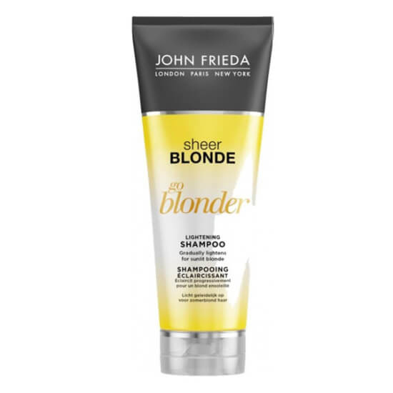 John Frieda Sarı Saç Güneş Işıltısı Veren Şampuan 250 ml sarı saçlar için parlaklık nem desteği besleyici etki- 1
