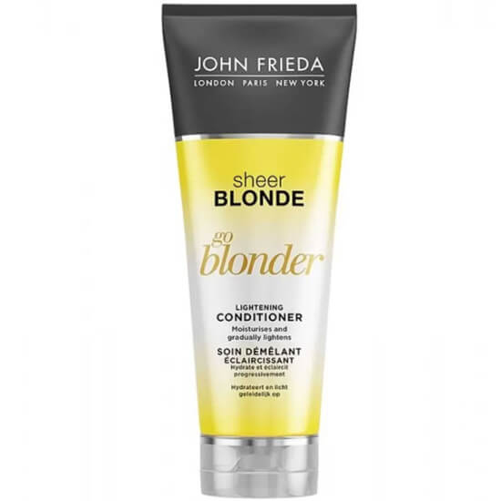 John Frieda Sheer Blonde Go Blonder güneş ışıltısı veren bakım kremi 250 ml sarı saçlara özel parlaklık- 1