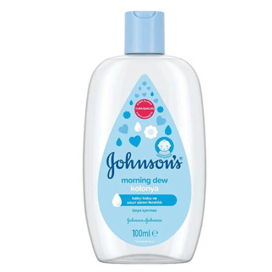 Johnsons Baby Morning Dew bebek kolonyası 100 ml hassas ciltler için dermatolojik testli boya içermez ferahlık- 1