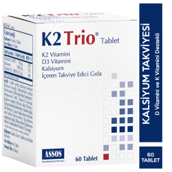 Assos Pharma - K2 Trio 60 Tablet Assos Pharma - K2 Trio 60 Tablet