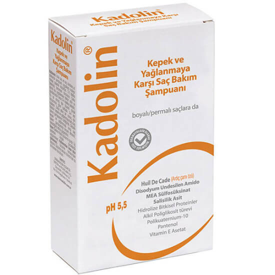 Kadolin Şampuan 300 ml kepek ve yağlanmaya karşı ardıç çamı özü ve %2 salisilik asitli bitkisel saç bakım şampuanı- 1