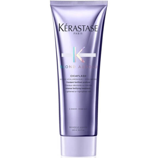 Kérastase Blond Absolu Cicaflash 250 ml lavanta tonlu saç kremi hyaluronik asit ve edelweiss işlem görmüş sarı saç bakımı- 1