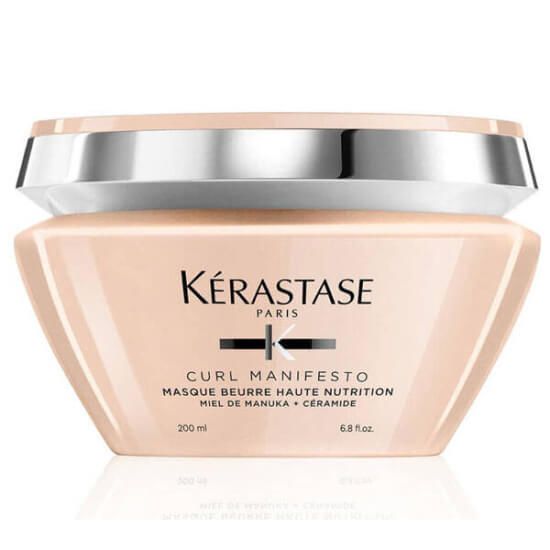 Kerastase Curl Manifesto Masque Beurre Haute Nutrition saç maskesi 200 ml, Manuka balı seramid gliserin, kıvırcık saç nem- 1