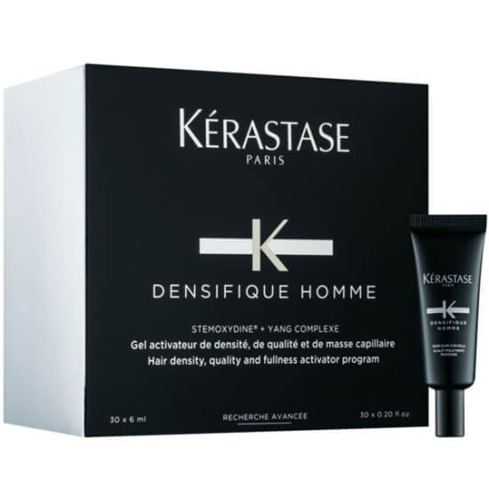 Kerastase Densifique Homme saç serumu 30x6 ml, Stemoxydine ve Vitamin B3 B5 B6 içeren yoğunlaştırıcı ampul seti- 1