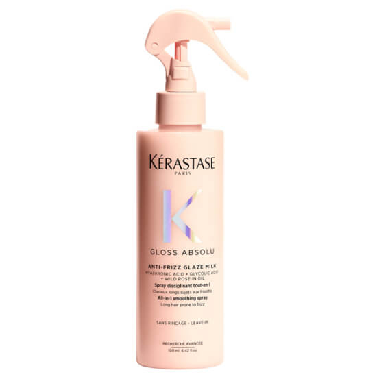 Kerastase Gloss Absolu Glaze Milk bakım sütü spreyi 190 ml hyaluronik asit glikolik asit elektriklenmeye eğilimli saçlar- 1