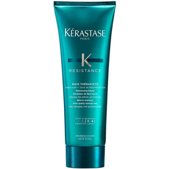 Kerastase Resistance Bain Therapiste 3-4 bakım şampuanı 250 ml yıpranmış aşırı işlem görmüş saçlar için onarıcı- 1