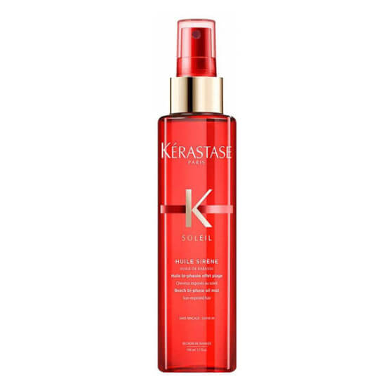 Kerastase Soleil Huile Sirene çift fazlı sprey saç yağı 150 ml plaj dalgası etkili nem dengesi UV koruma- 1