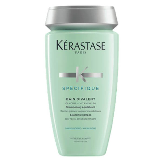 Kerastase Specifique Bain Divalent şampuan 250 ml, glisin ve B6 ile yağlı saç diplerini arındırır, uçları besler- 1