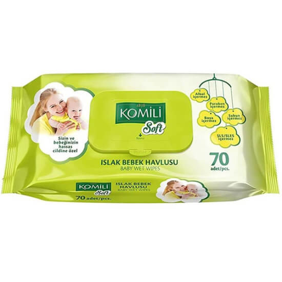  Komili Soft Islak Bebek Havlusu 70 li - 1