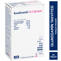 Assos Pharma - Kondromin-S Calcium Efervesan 60 Tablet Assos Pharma - Kondromin-S Calcium Efervesan 60 Tablet