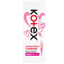 Kotex Tampon Aplikatörlü Normal 8 Adet - Kotex