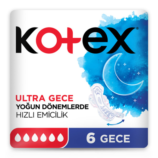 Kotex Ultra Gece 6 Adet - 1