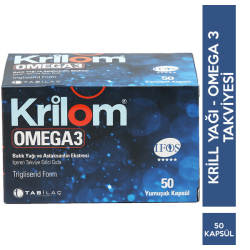 Tab İlaç - Krilom Omega 3 50 Kapsül Tab İlaç - Krilom Omega 3 50 Kapsül