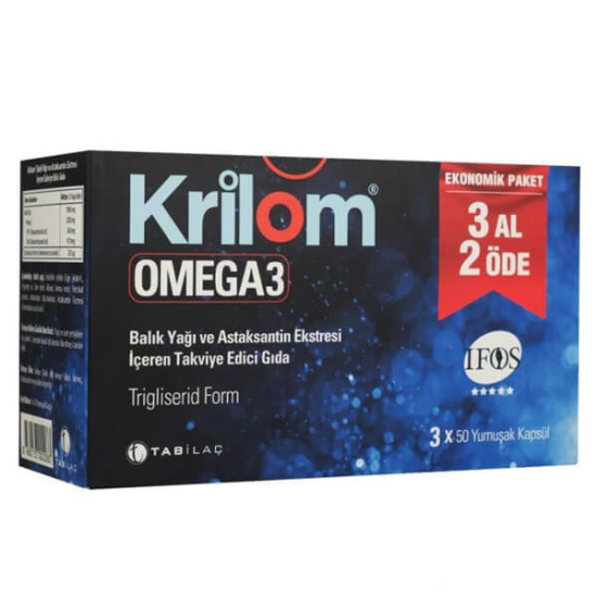  Krilom Omega 3 50 Yumuşak Kapsül 3 Al 2 Öde - 1