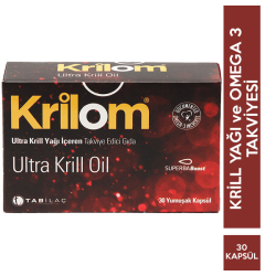 Tab İlaç - Krilom Ultra Krill Oil Takviye Edici Gıda 30 Yumuşak Kapsül Tab İlaç - Krilom Ultra Krill Oil Takviye Edici Gıda 30 Yumuşak Kapsül