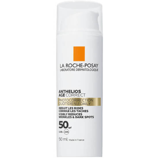 La Roche Posay Anthelios Age Correct SPF 50 50 ml güneş koruyucu krem hyalüronik asit kırışıklık ve leke karşıtı- 1
