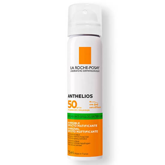 La Roche Posay Anthelios Anti Shine Mist SPF50 75 ml güneş spreyi Airlicium matlaştırıcı beyaz iz bırakmaz- 1