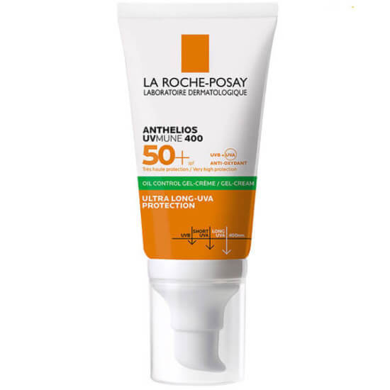 La Roche Posay Anthelios Oil Control Gel Cream SPF50 50 ml parfümsüz dry touch yüz güneş kremi UVA UVB koruma- 1