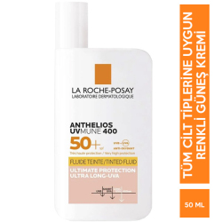 La Roche Posay - La Roche Posay Anthelios UVmune Fluid Tinted Spf 50 50 ML Renkli Güneş Kremi La Roche Posay - La Roche Posay Anthelios UVmune Fluid Tinted Spf 50 50 ML Renkli Güneş Kremi