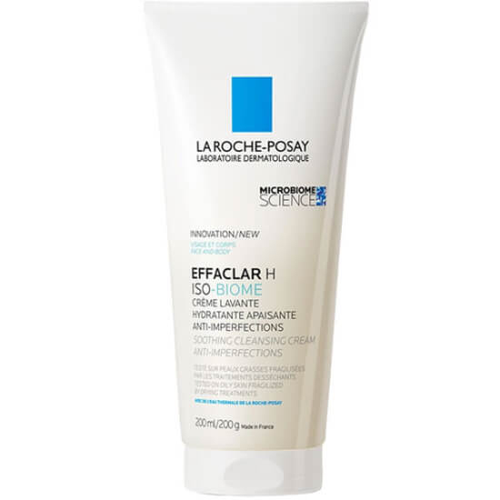 La Roche Posay Effaclar H Isobiome Temizleyici 200 ml niacinamide B3 çinko ve termal su içeren krem temizleyici- 1