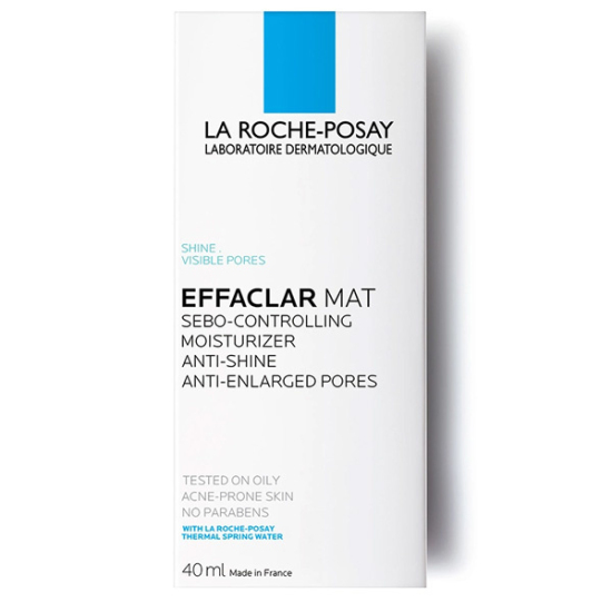 La Roche Posay Effaclar Mat 40 ml matlaştırıcı nemlendirici krem, yağlı akneye eğilimli cilt, salisilik asit E vitamini- 3