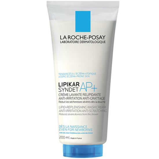 La Roche Posay Lipikar Syndet AP+ 200 ml vücut yıkama jeli hassas çok kuru atopik ciltler için shea yağı niasinamid- 1