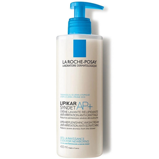 La Roche Posay Lipikar Syndet AP+ 400 ml vücut yıkama jeli, shea yağı ve niasinamid ile atopik cilt için- 1