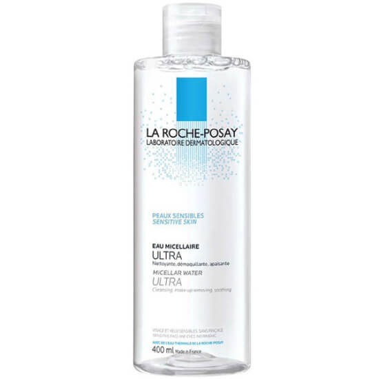 La Roche-Posay Misel Su Ultra 400 ml hassas cilt makyaj temizleme suyu gliserin ve termal su içerikli alkol içermez- 1