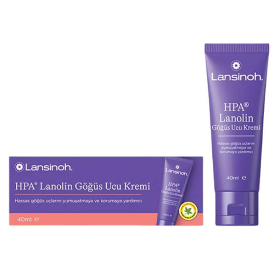 Lansinoh HPA Lanolin göğüs ucu kremi 40 ml, %100 doğal lanolin, HPA saflaştırılmış, tatsız kokusuz renksiz- 1