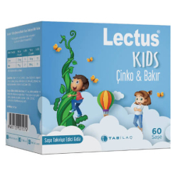 Lectus Kids Çinko Bakır 60 Saşe - Tab İlaç