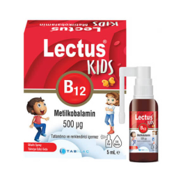 Lectus Metilkobalamin Kids B12 Dil Altı Sprey 5 ML - Tab İlaç