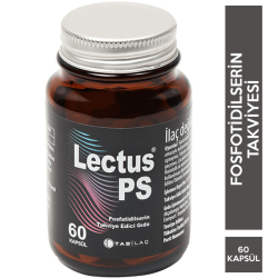 Tab İlaç - Lectus PS 60 Kapsül Fosfatidilserin Takviyesi Tab İlaç - Lectus PS 60 Kapsül Fosfatidilserin Takviyesi