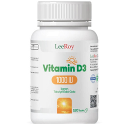 Leeroy Vitamin D3 1000 mg 120 Tablet - Leeroy 