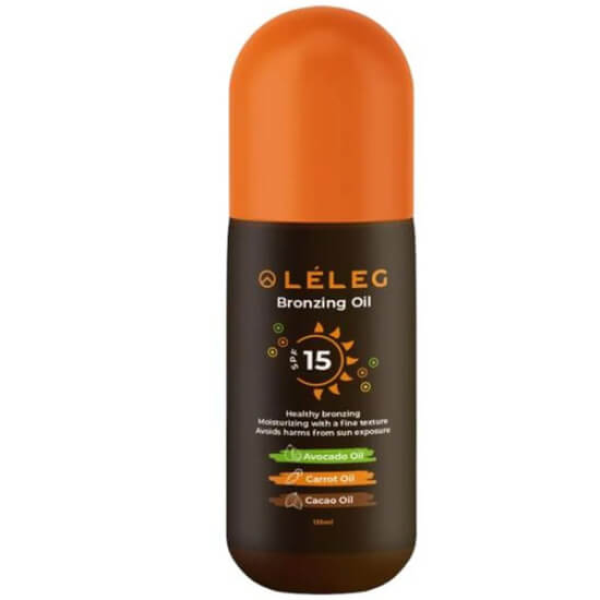 Leleg Bronzing Oil SPF15 135 ml bronzlaştırıcı yağ, SPF 15 koruma, bronzlaştırıcı etki, şişe ambalaj- 1