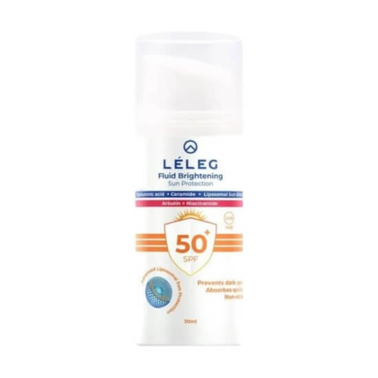 Leleg Fluid Brightening SPF50 30 ml yüz için güneş koruyucu fluid yüksek koruma aydınlatıcı etki- 1