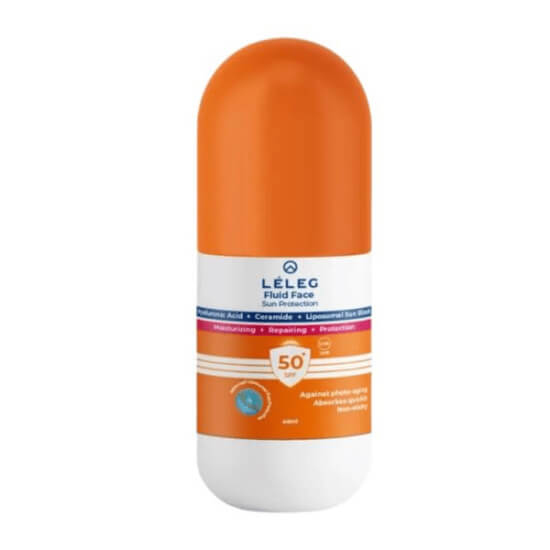 Leleg Fluid Face SPF50 40 ml yüz güneş kremi sıvı form yüksek koruma SPF 50 günlük kullanım pratik uygulama- 1