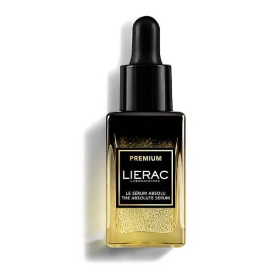 Lierac Premium kırışıklık karşıtı yüz serumu 30 ml saf hyaluronik asit ve siyah çiçek özleri içeren şişe- 1