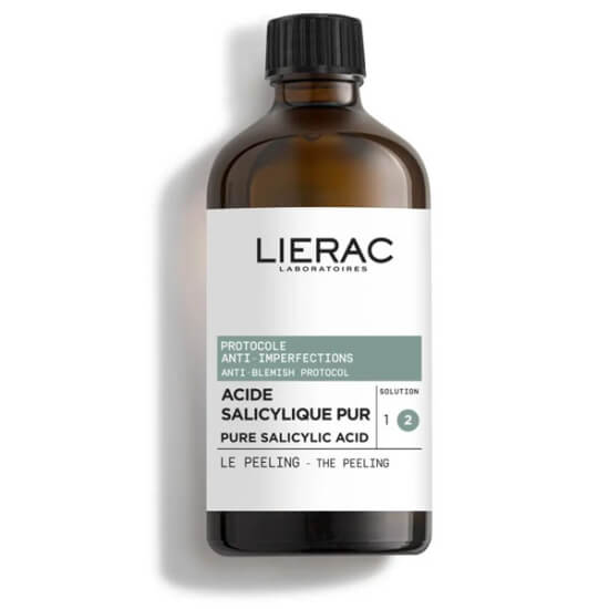Lierac Protocol Anti Blemish peeling bakımı 100 ml sivilce karşıtı arındırıcı yüz peelingi cilt temizleyici ürün şişesi- 1