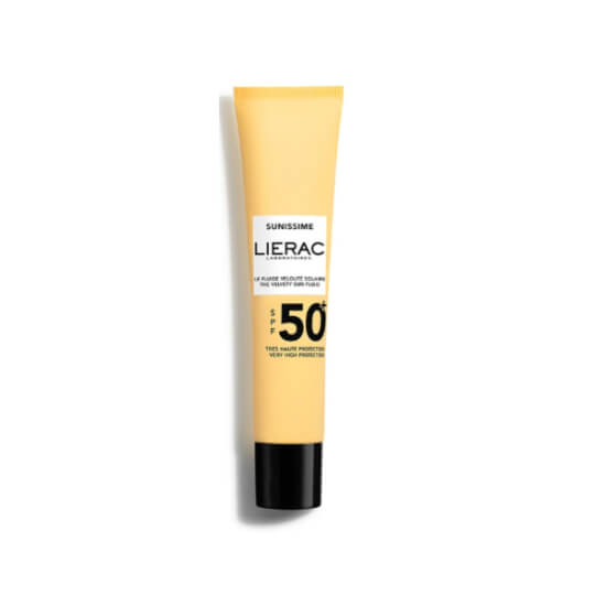 Lierac Sunissime Face Fluid SPF 50+ 40 ml yüz güneş koruyucu fluid, yüksek UVA UVB koruma, hafif dokulu- 1