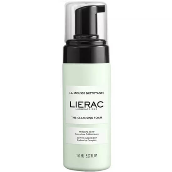 Lierac The Cleansing Foam 150 ml temizleyici köpük, prebiyotik kompleksli, %99 doğal içerikli vegan yüz temizleyici- 1