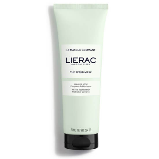 Lierac The Scrub Mask peeling maske 75 ml beyaz kil granüllü ovma maske, prebiyotik kompleksli vegan arındırıcı- 1