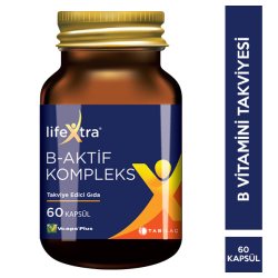 Tab İlaç - Lifextra B Kompleks 60 Kapsül Tab İlaç - Lifextra B Kompleks 60 Kapsül